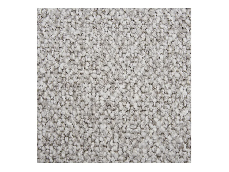 SOHO- Canapé 3 places en tissu bouclé gris