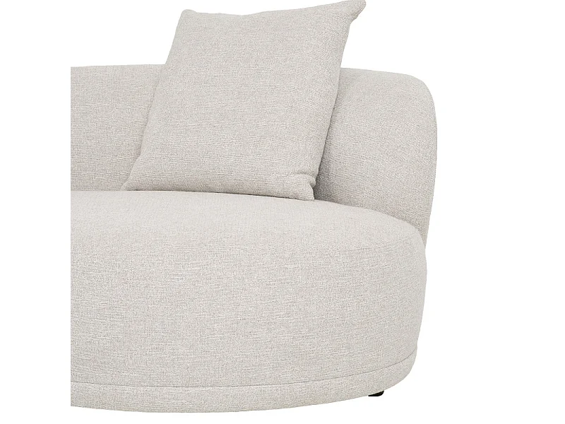 MALIBÚ-Sofá esquinero derecho en tela beige