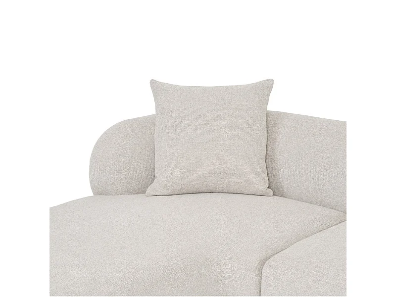 MALIBÚ-Sofá esquinero derecho en tela beige