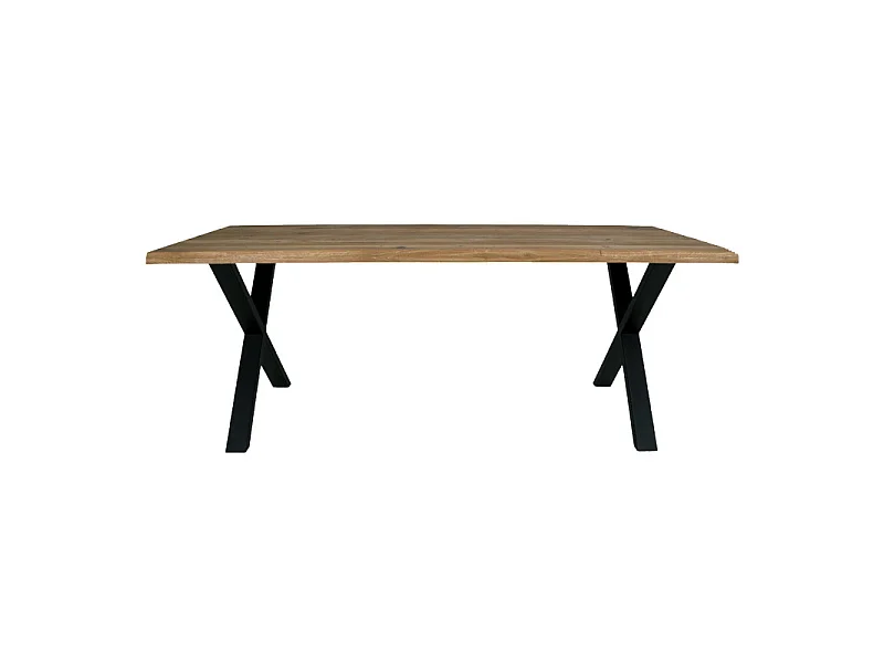 CALVI-Table repas à manger 6/8  personnes 200cm en chêne massif
