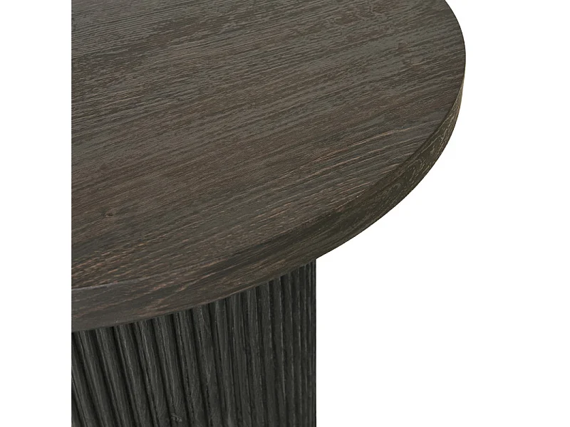 MIDO-Table à manger 6/8 personnes 210 cm brun foncé