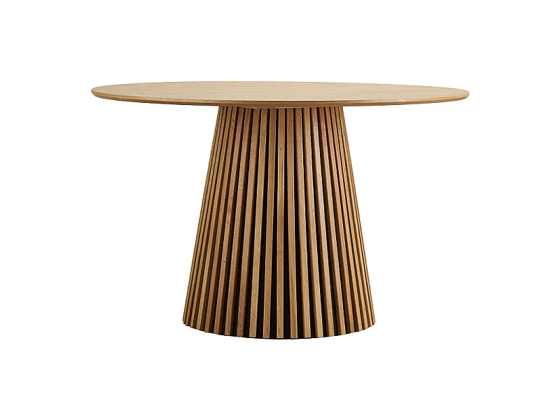 KAIRN- Table à manger ronde 4 personnes ø120 cm chêne