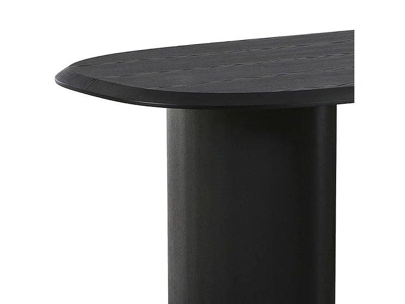 NEVADA- Table à manger 6/8 personnes 210 cm frêne noir