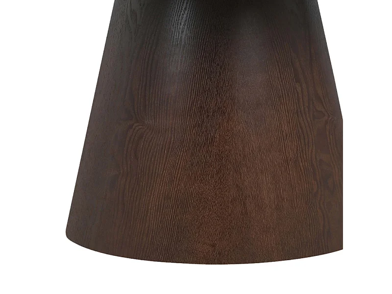 DOMIO-Table à manger ovale 6 personnes 160 cm noyer