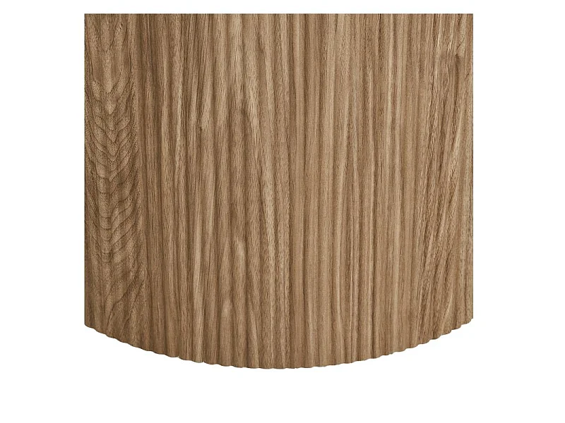 RHOD-Table à manger ronde 4 personnes ø120cm en céramique et bois