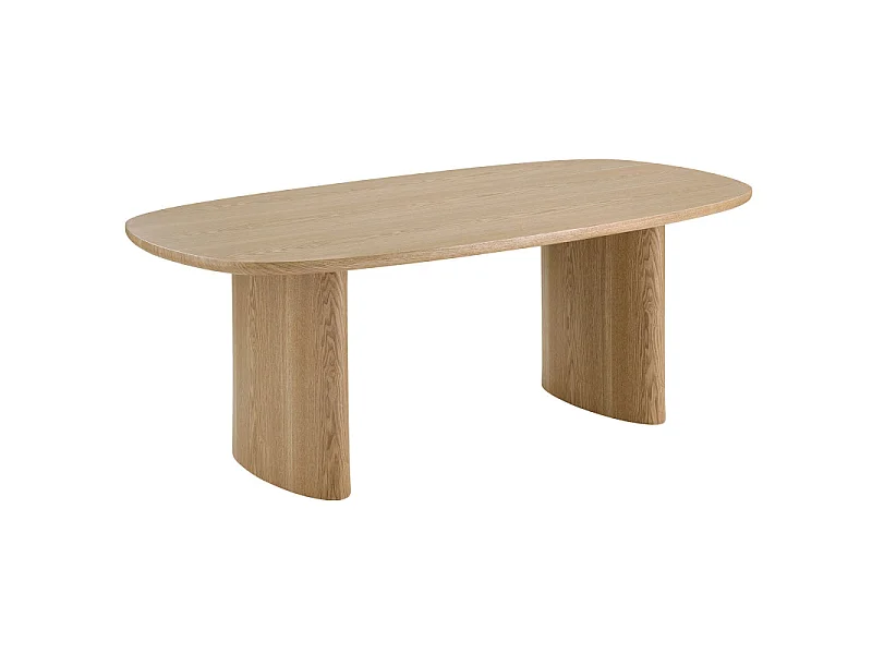 NEVADA- Table à manger 6/8 personnes 210 cm frêne naturel