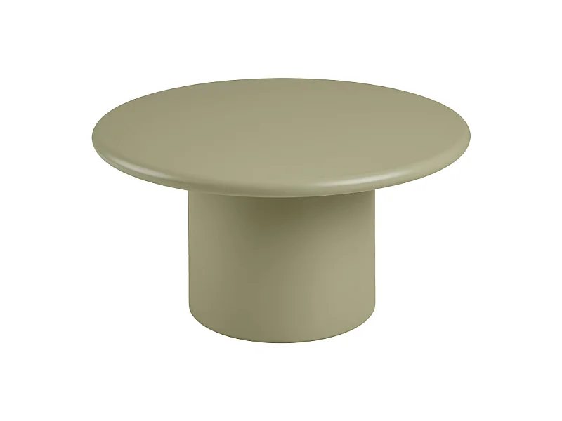 MAT-Table basse verte ø80 cm