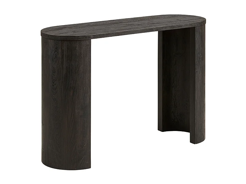 RIIS-Mesa consola marrón oscuro 114 cm