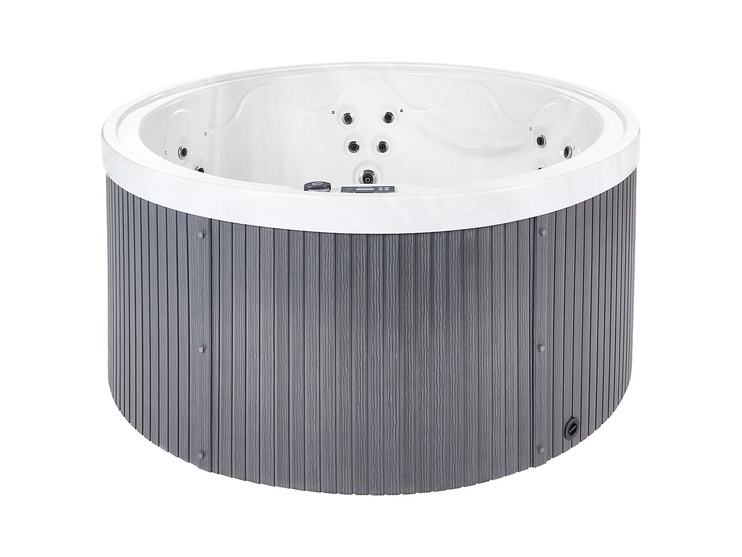 Spa d'extérieur avec LED MARFIL Gris foncé