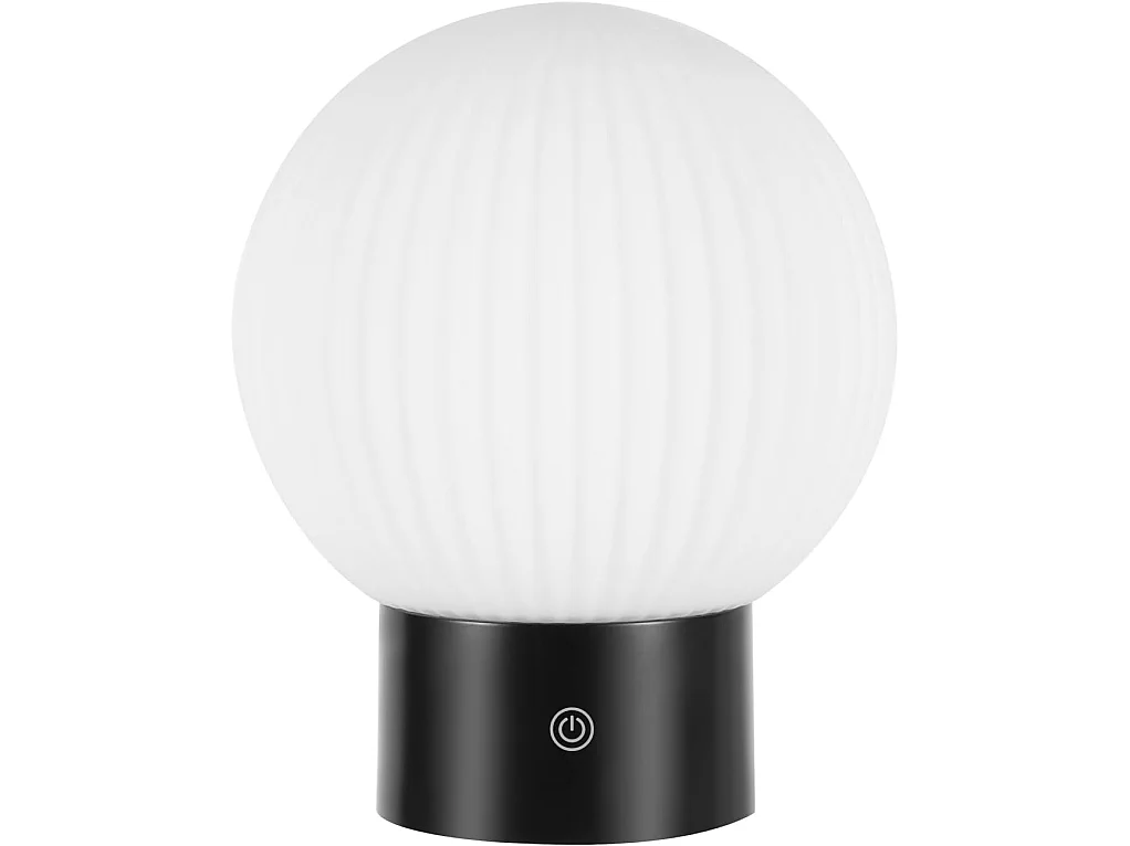 ZMH Lampe de chevet LED blanc rechargeable sans fil lampe de table intensité variable ronde tactile pour chambre