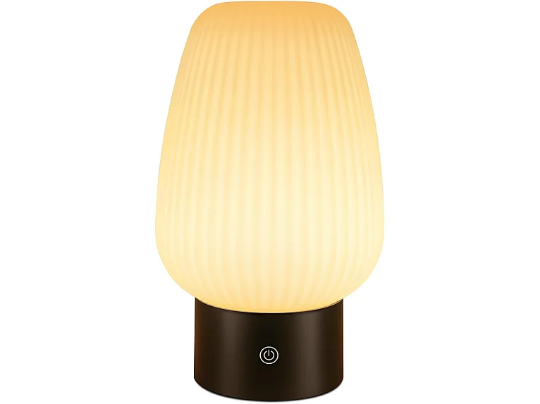 ZMH Lampe de chevet LED blanc rechargeable sans fil lampe de table intensité variable tactile pour chambre