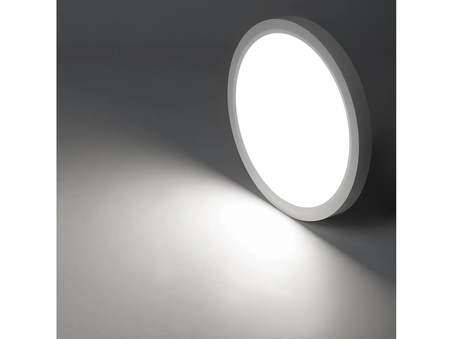 ZMH Plafonnier LED  ∅22 cm IP44 facile à monter soi-même avec les instructions de montage pour chambre à coucher
