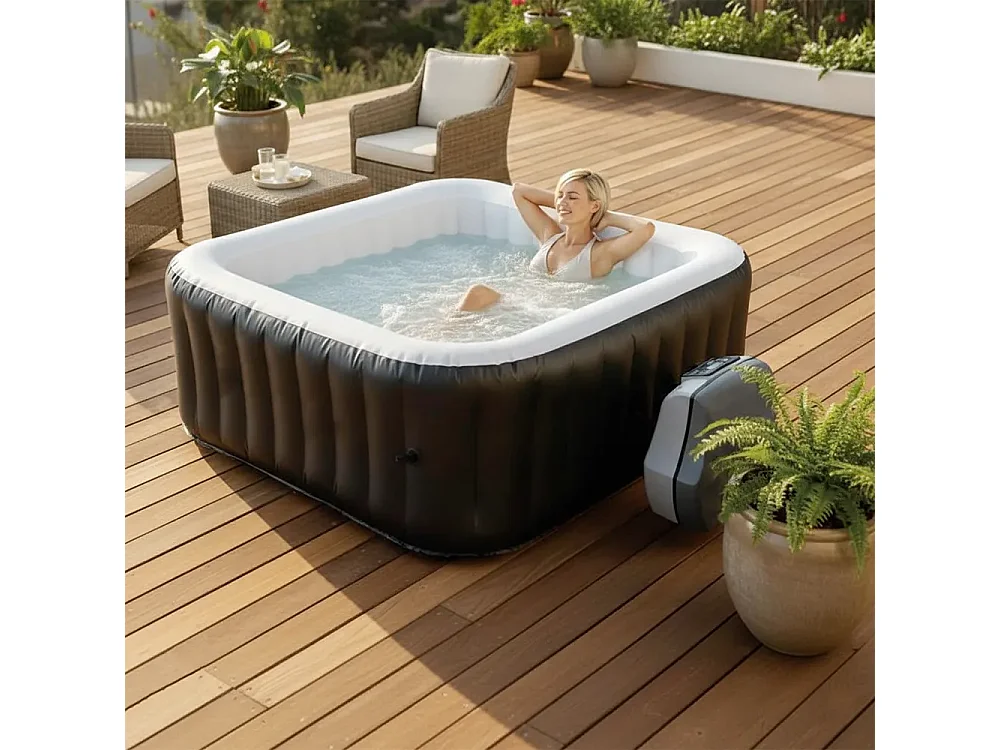 Tempo Style - Spa gonfiabile quadrata Armonia | Dimensioni 1.58 x 0.70 m
