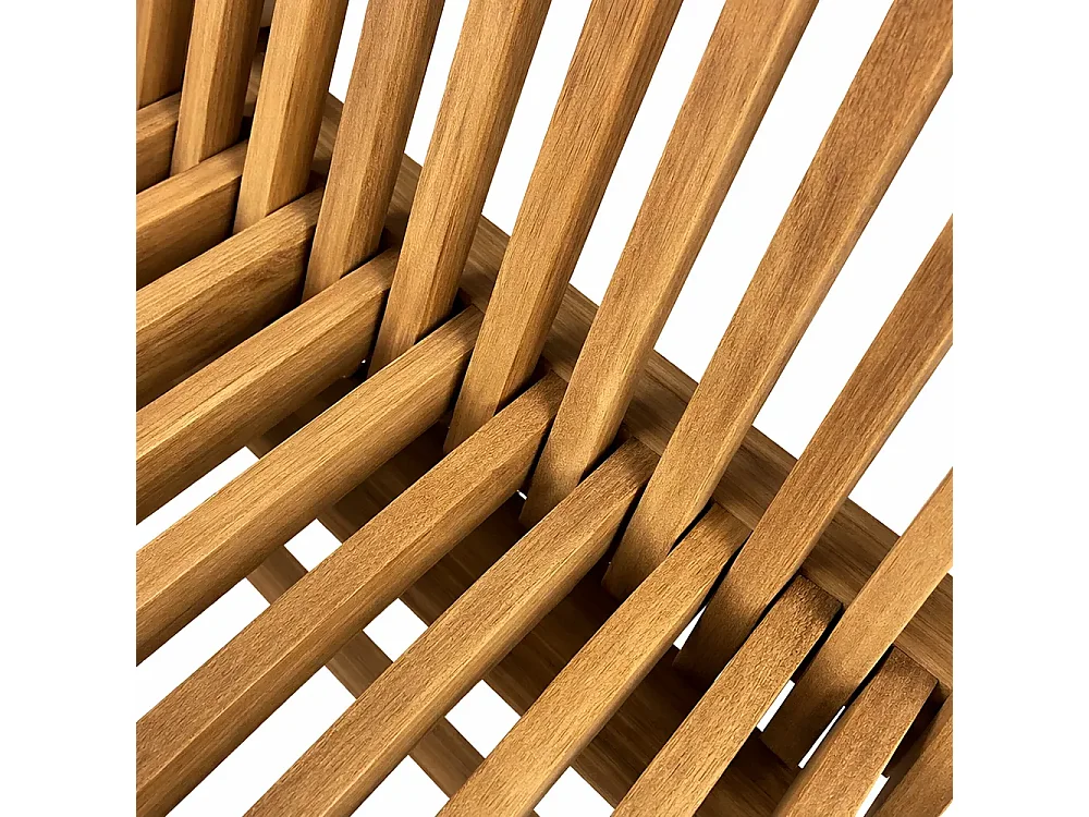Tempo Style - Set di 2 Sedie Pieghevoli in Teak Pinta