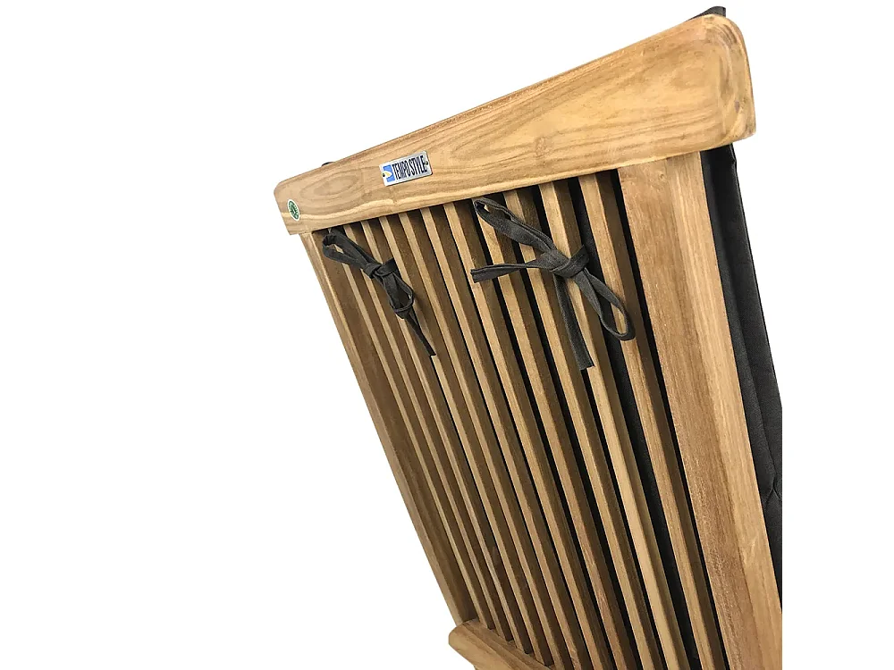 Tempo Style - Set di 2 Sedie Pieghevoli in Teak Pinta