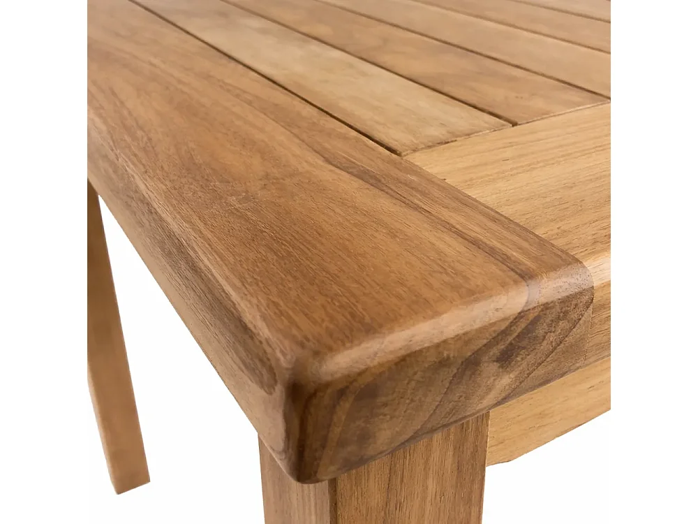 Tempo Style - Tavolo Quadrato 80×80 cm da Giardino in Teak Bistrot