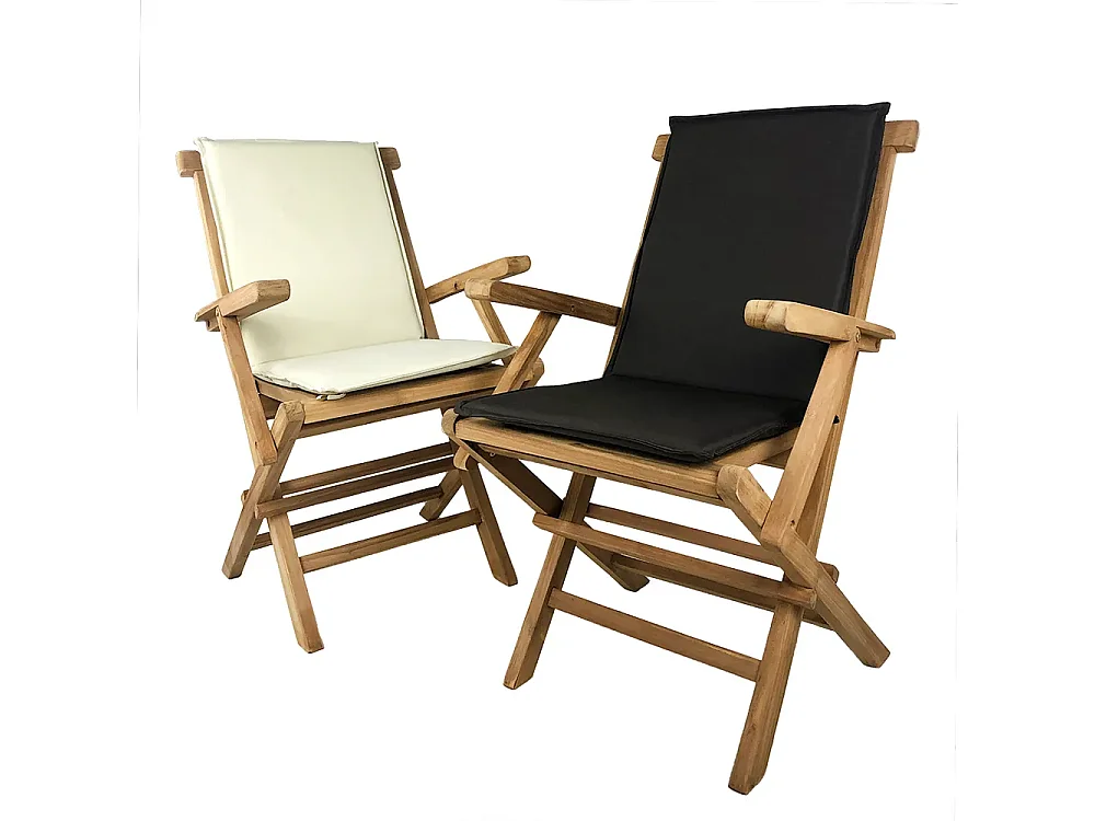 Tempo Style - Cuscino crema per Sedia da Giardino