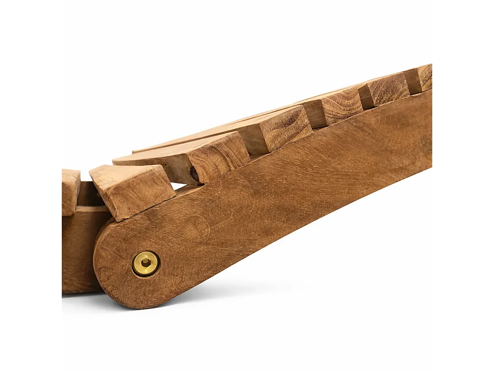 Tempo Style - Lettino Prendisole Pieghevole in Legno Teak Paraiso