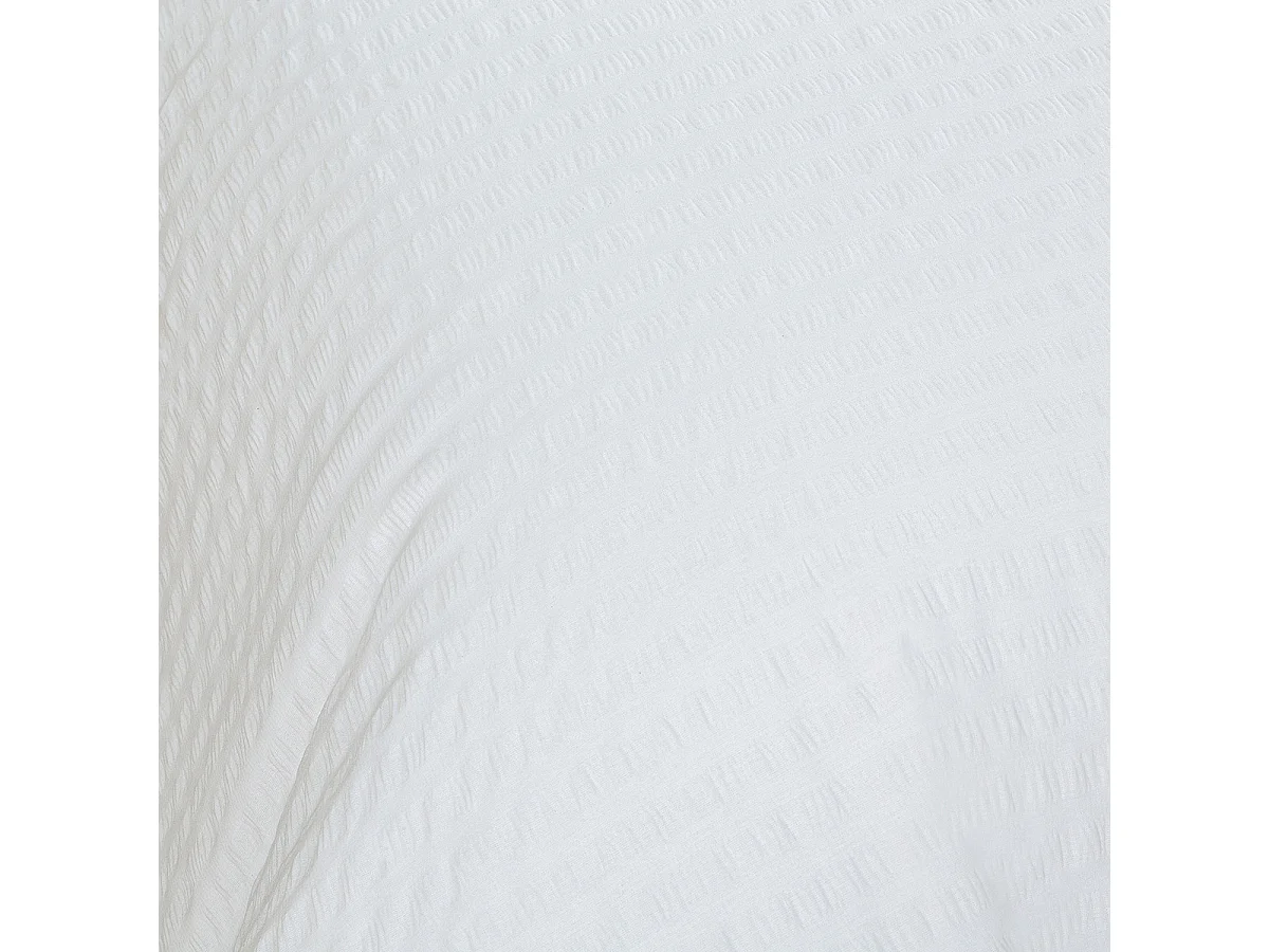 Parure de lit double en seersucker 260x240cm