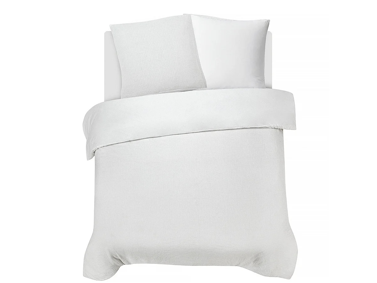Parure de lit double en gaze de coton 240x220cm