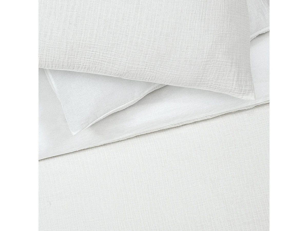 Parure de lit double en gaze de coton 260x240cm