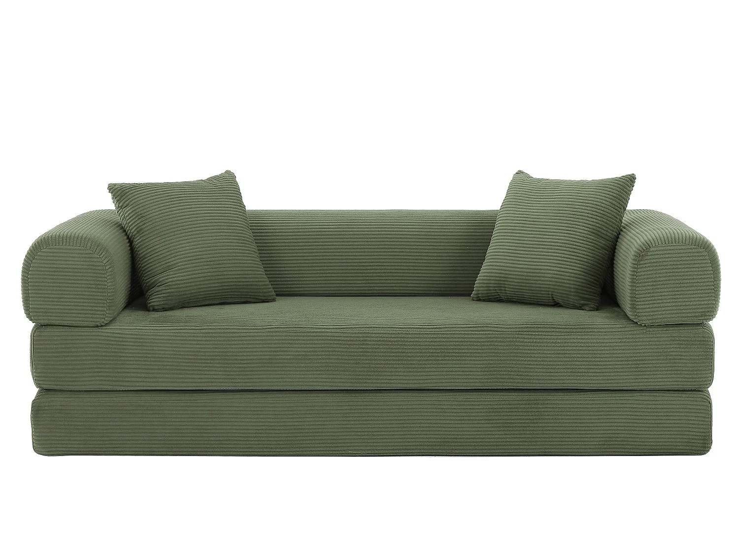 Kaleido SE Canapé Modulable Convertible | Mousse à Froid de Qualité, Tissu Velours Doux Respirant, Sans Assemblage, Salon | 195x89x59 cm