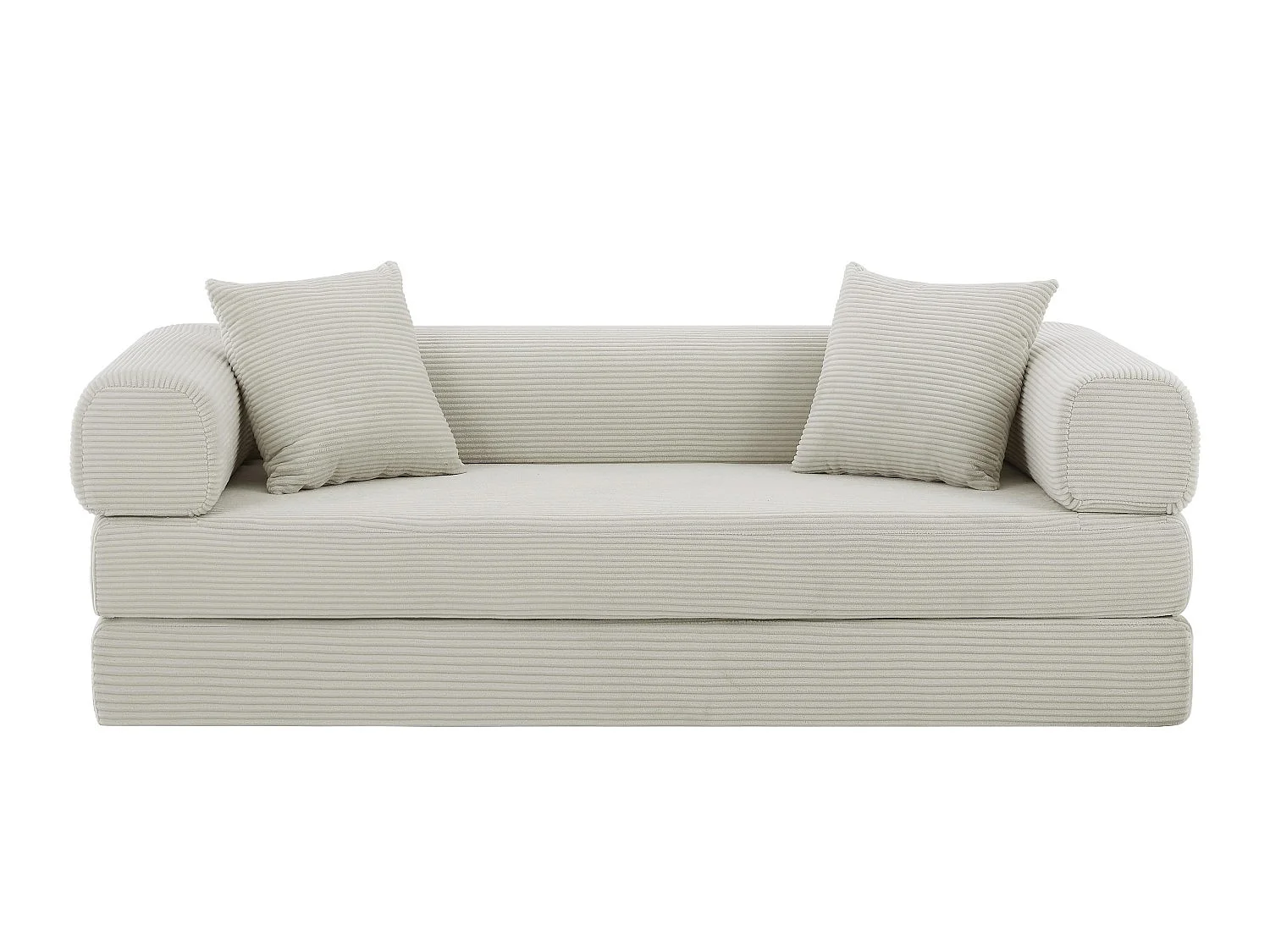 Kaleido SE Canapé Modulable Convertible | Mousse à Froid de Qualité, Tissu Velours Doux Respirant, Sans Assemblage, Salon | 195x89x59 cm