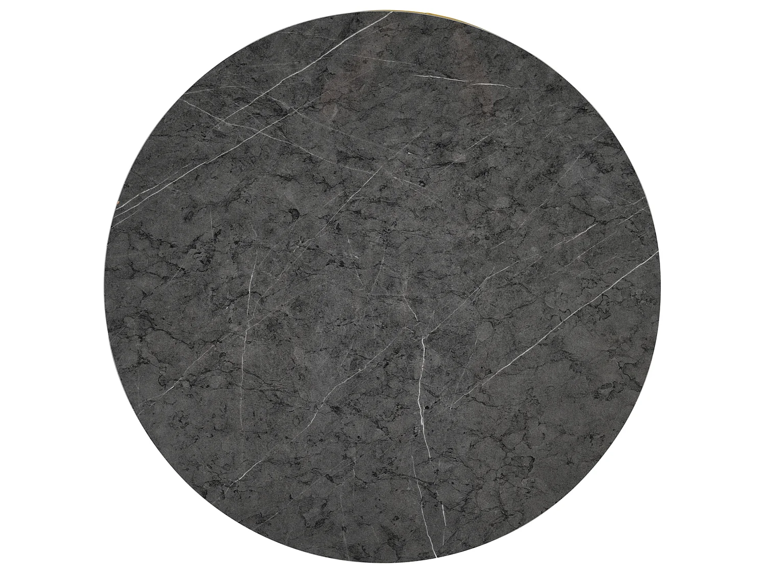 Table basse gigogne 70/70/45 cm avec plateau à motif marbre MDF gris Ensemble 2 pièces