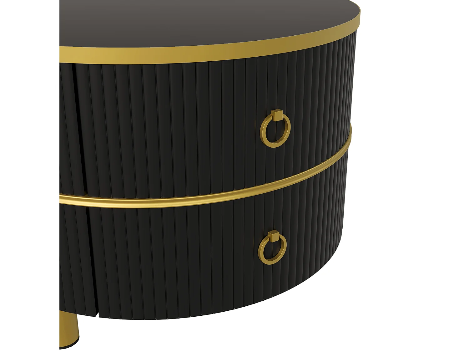 Table basse gigogne 70/70/45 cm avec plateau brillant et plateau en verre trempé noir MDF verre trempé noir Ensemble 2 pièces