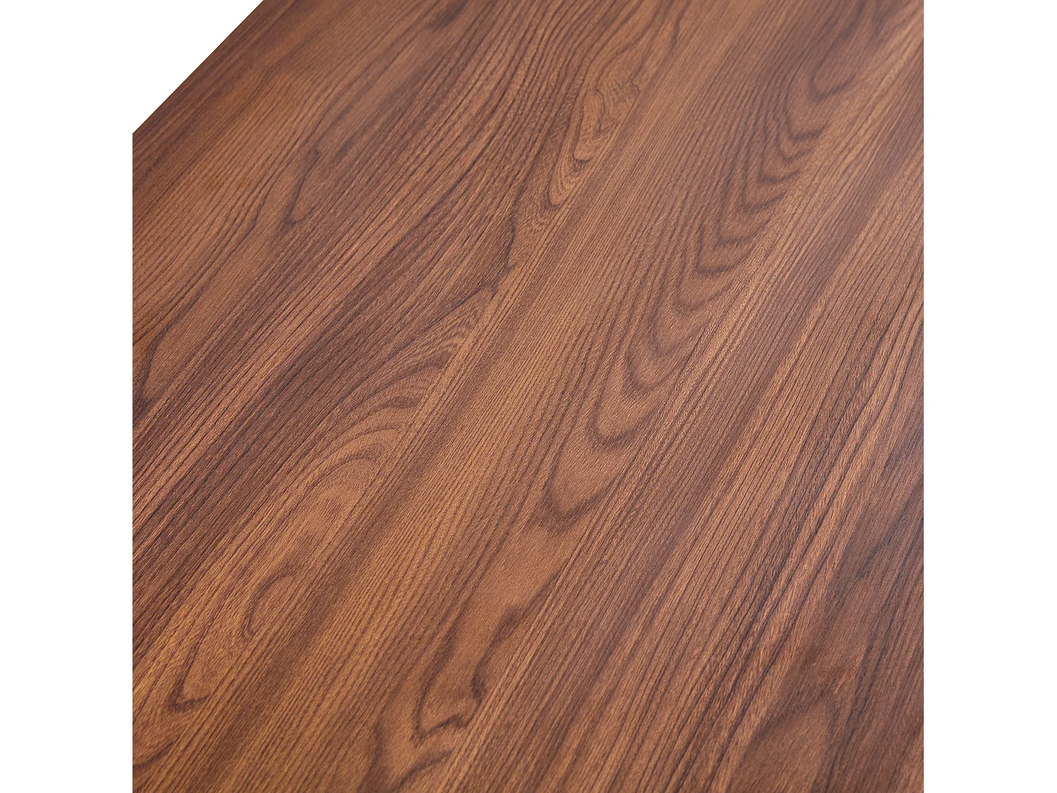 Table basse avec rangement MDF noyer