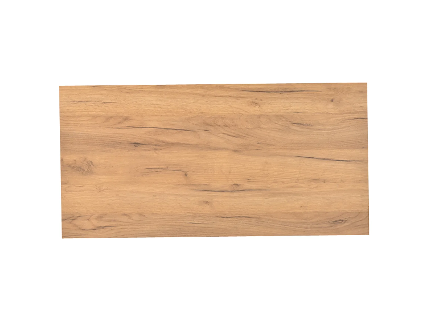 Mesa de centro em aglomerado branco e efeito madeira, 100 x 50 cm, com tampo elevatório e arrumação