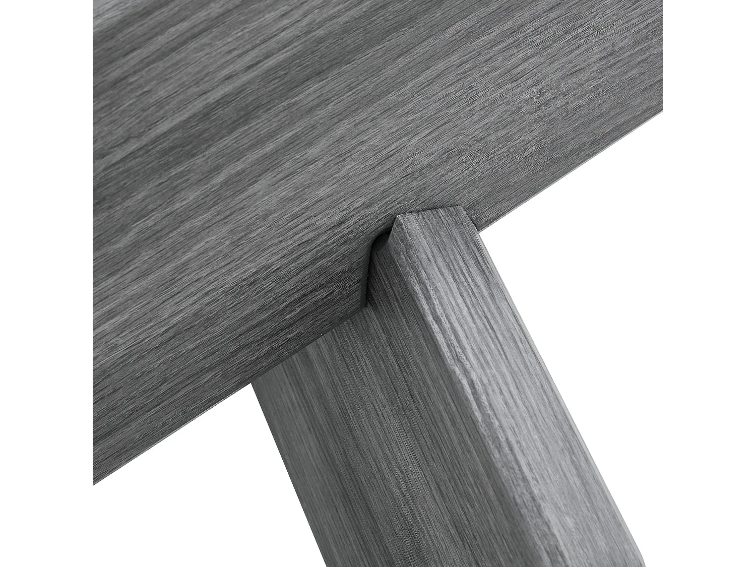 Table basse ronde 79/45 cm avec plateau en verre et pied croisé MDF gris transparent