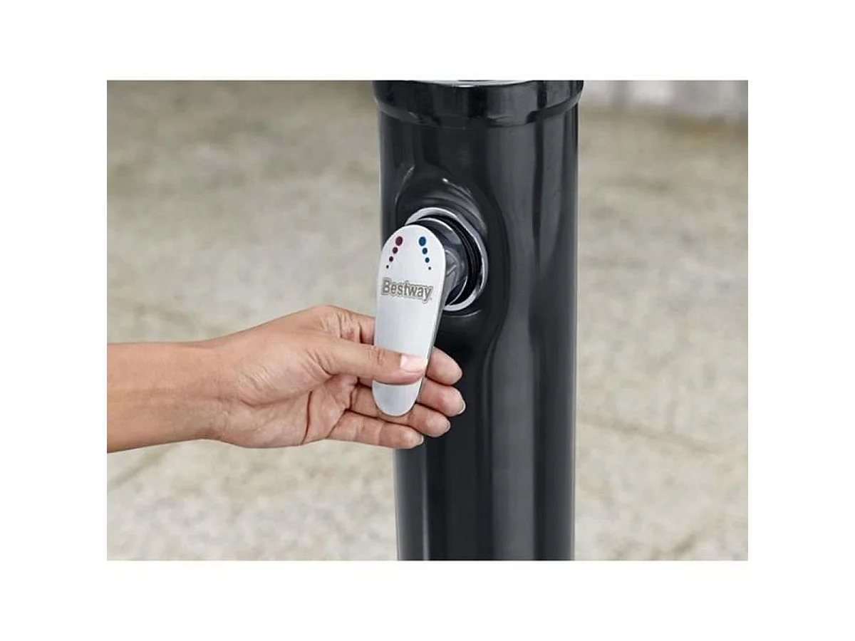 Bestway SolarFlow douche solaire d'extérieur 8 L avec socle, 218 cm