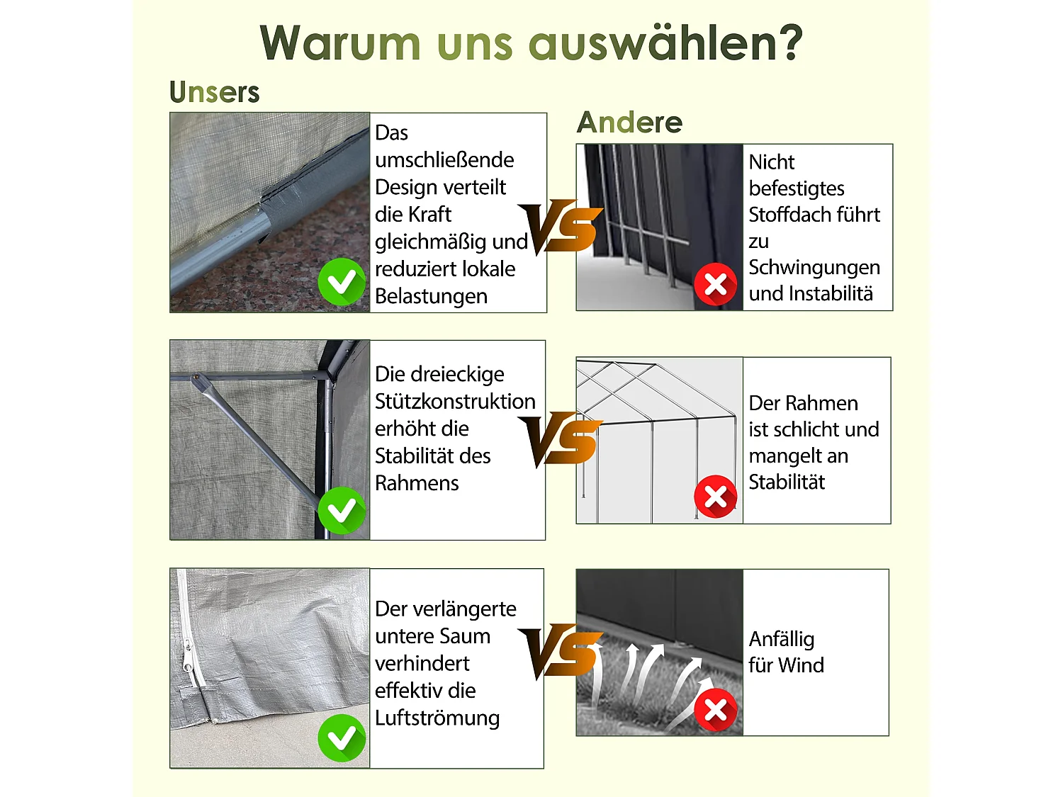 Abri de jardin en acier galvanisé, pour vélo - Tente de garage mobile avec bâche étanche PE - Plusieurs tailles - Anthracite