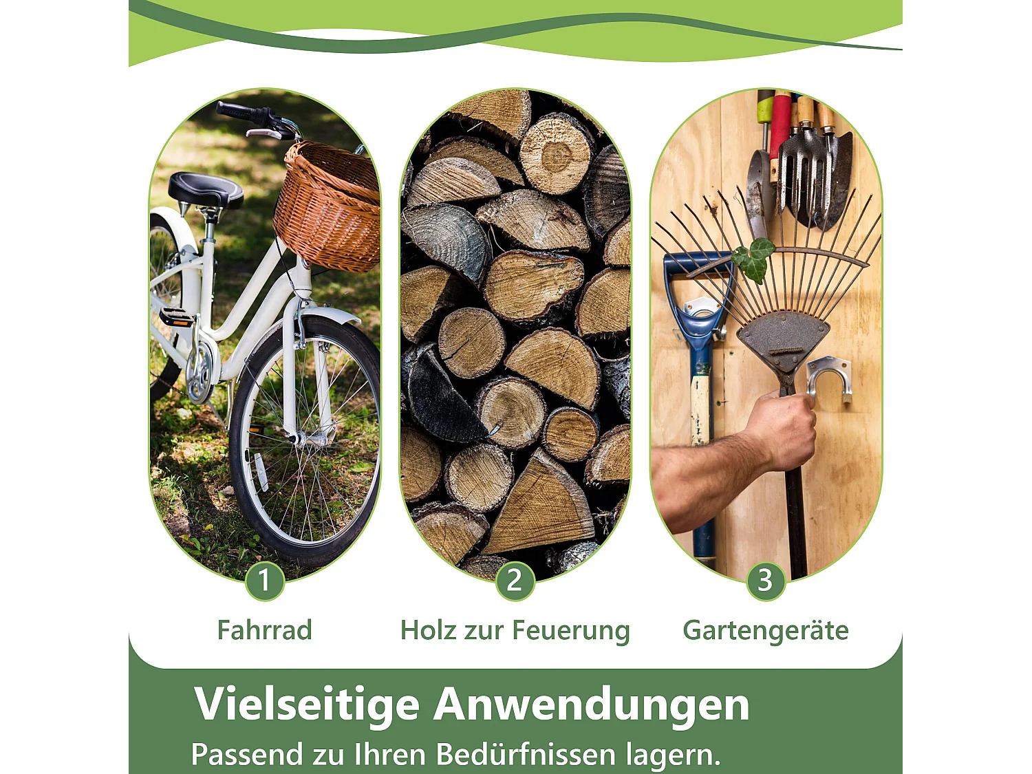 Abri de jardin en acier galvanisé, pour vélo - Tente de garage mobile avec bâche étanche PE - Plusieurs tailles - Anthracite