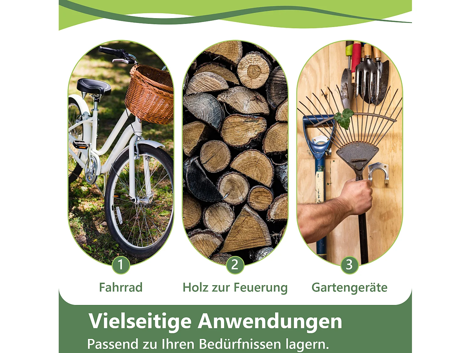 Abri de jardin en acier galvanisé, pour vélo - Tente de garage mobile avec bâche étanche PE - Plusieurs tailles - Anthracite