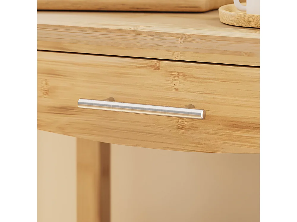 SoBuy Køkkenvogn med skuffe Farve Træ 58x40x86cm FKW135-N