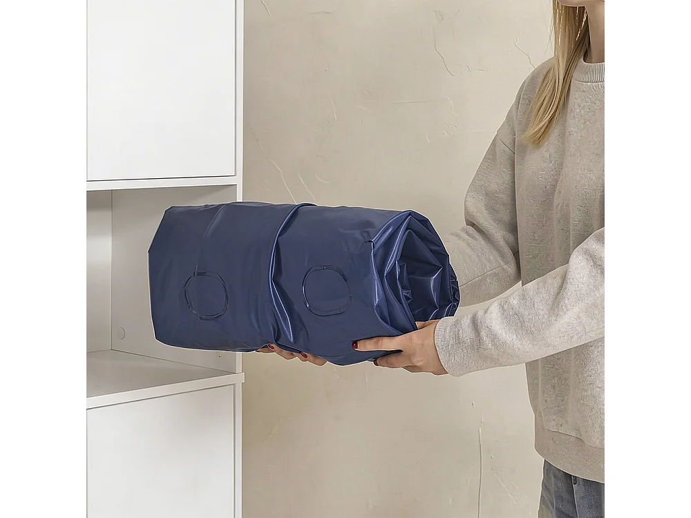 SoBuy Oppustelig liggestol Grå 191x137x22cm OGS32-II-L-HG-P01