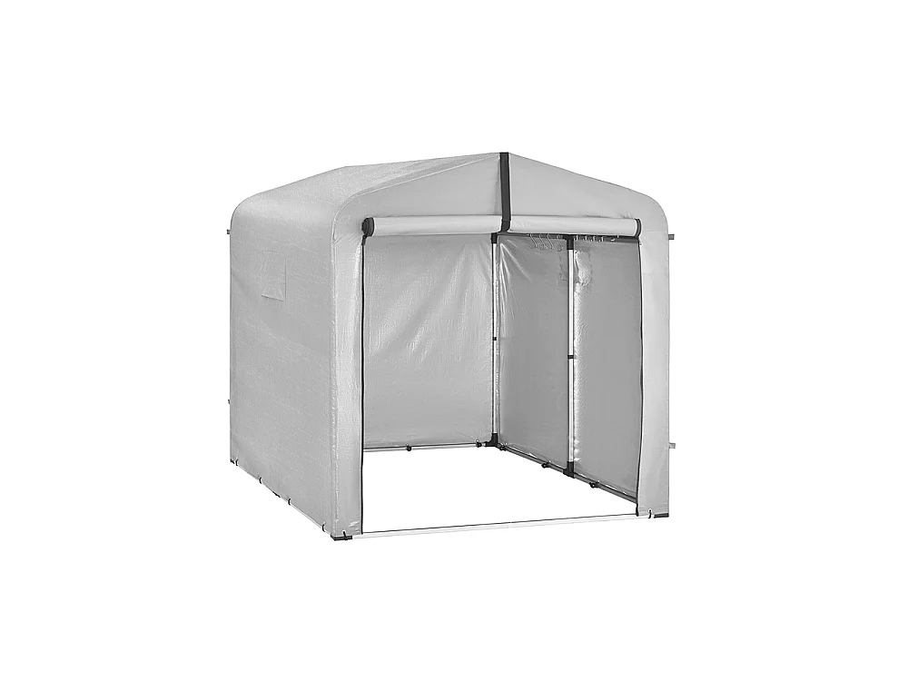 SoBuy Bike Shed with Door Grey 219x159x165cm KLS11-II-L
