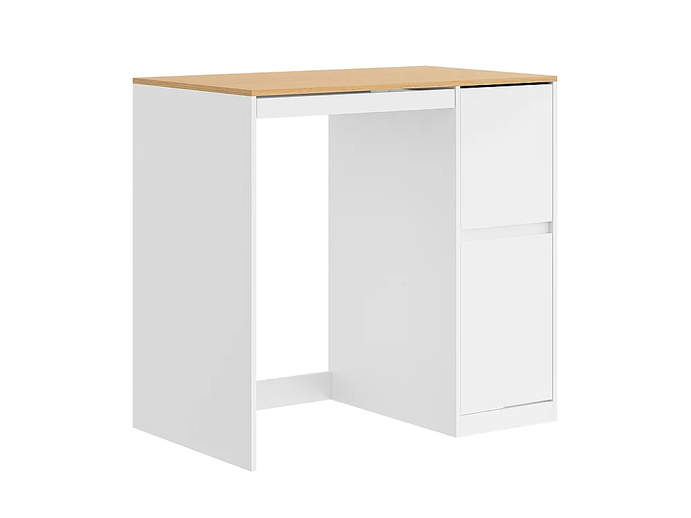 SoBuy Armario para lavadora con 2 cajones Color Blanco 100x60x95cm BZR223-WN
