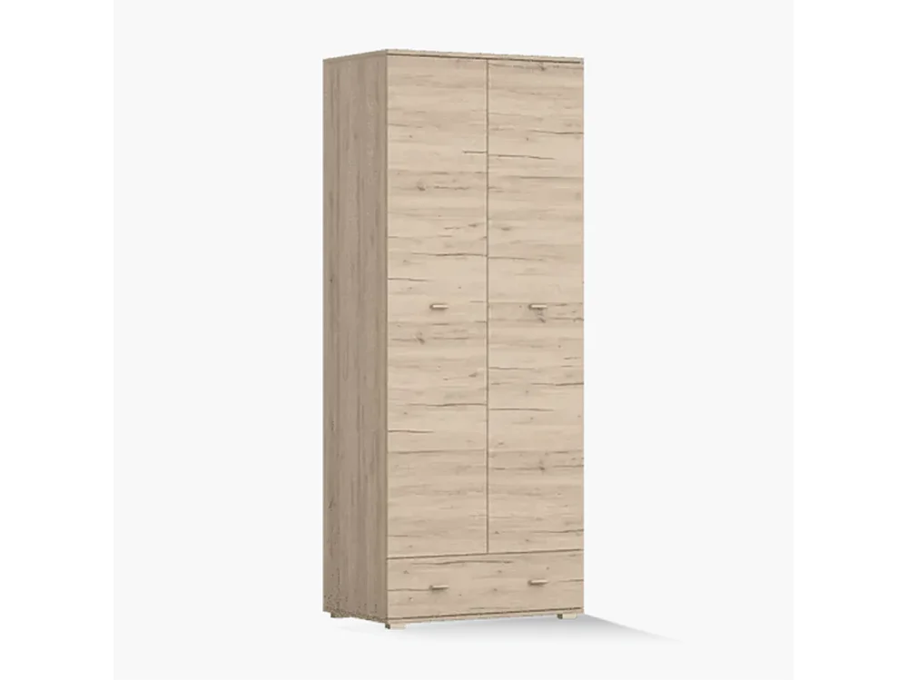 Drehtürenschrank GRENADA 2D 80 cm San Remo Sandfarbe