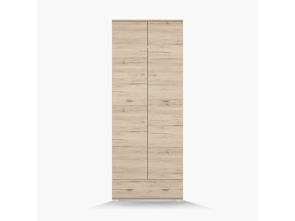 Drehtürenschrank GRENADA 2D 80 cm San Remo Sandfarbe