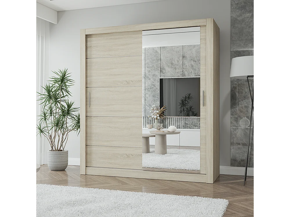 Armoire à portes coulissantes LION 180 cm