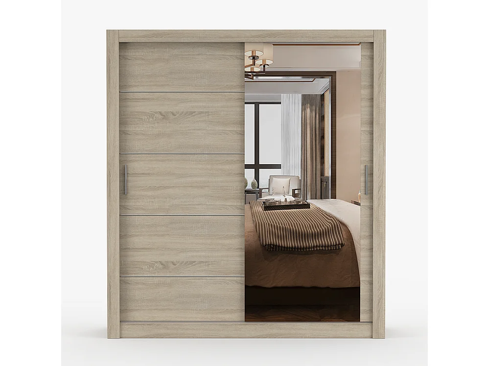 Armoire à portes coulissantes LION 180 cm