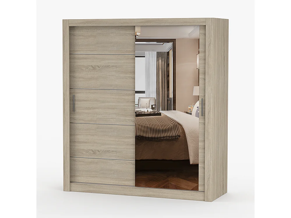 Armoire à portes coulissantes LION 180 cm