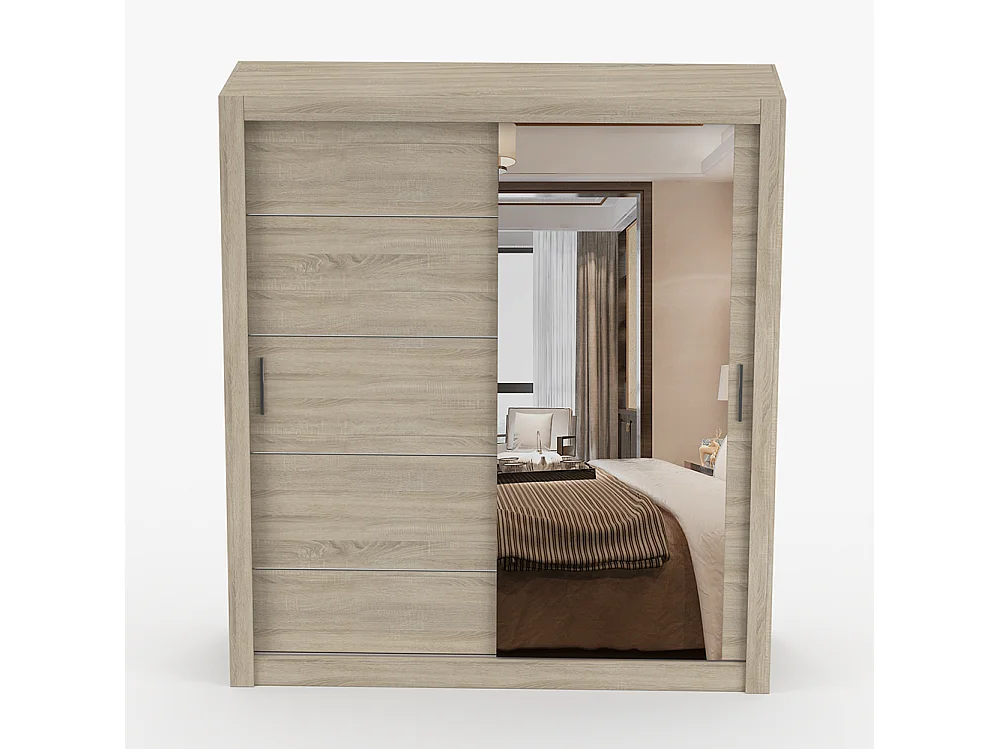 Armoire à portes coulissantes LION 180 cm