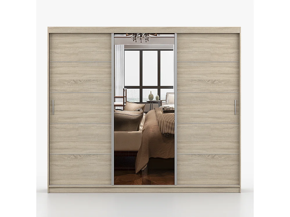 Armoire à portes coulissantes LION 250 cm