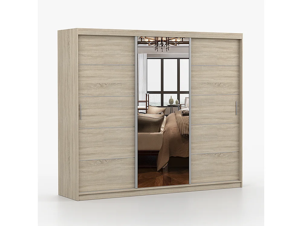 Armoire à portes coulissantes LION 250 cm