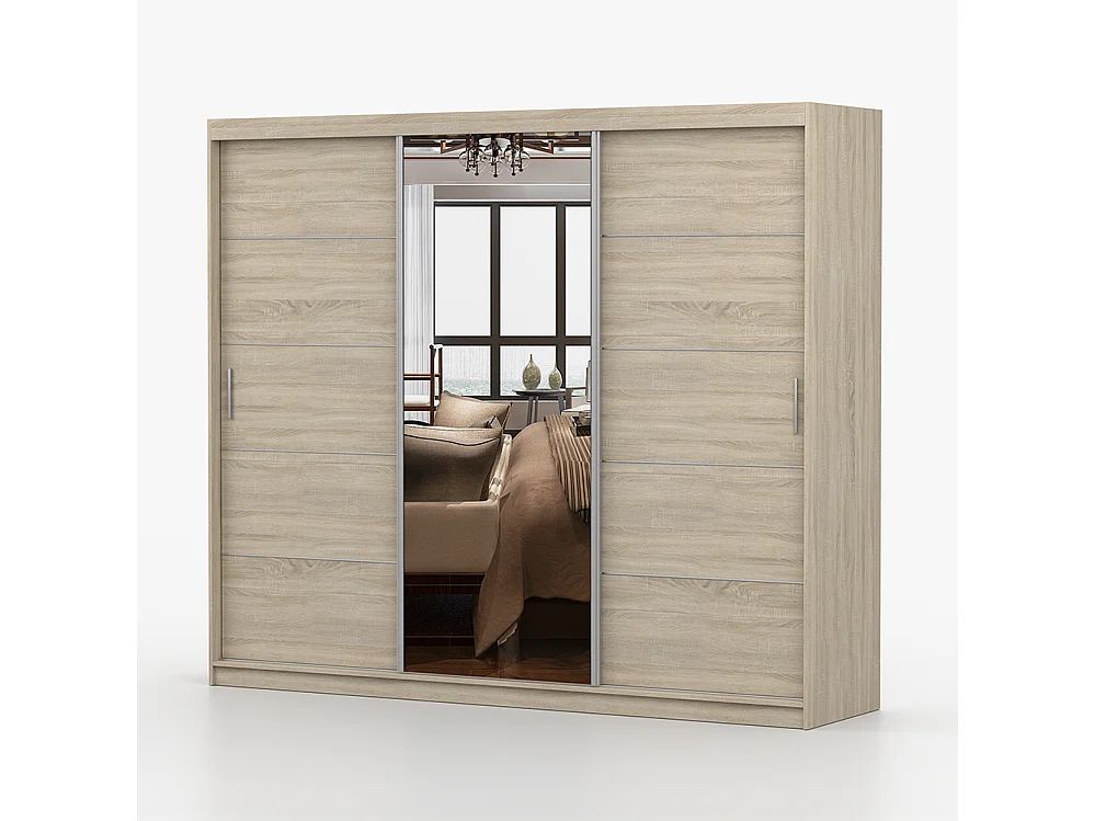 Armoire à portes coulissantes LION 250 cm