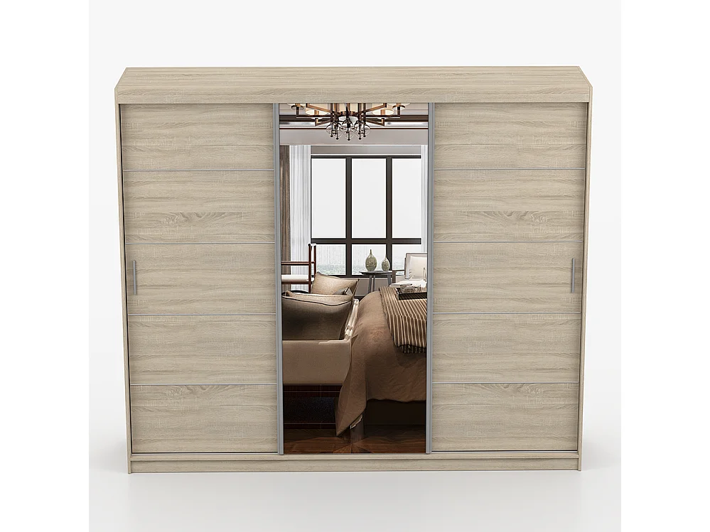 Armoire à portes coulissantes LION 250 cm